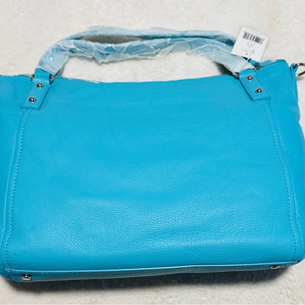 Kate Spade Cobble Hill Kori Large Tote Adriatic turquoise Pebbled Leather NWT